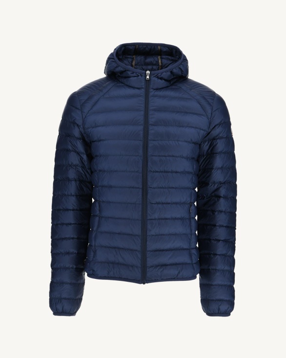 Jott UK Lightweight Hooded Down Jacket Blue Abysse Nico