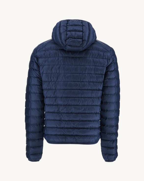 Jott UK Lightweight Hooded Down Jacket Blue Abysse Nico