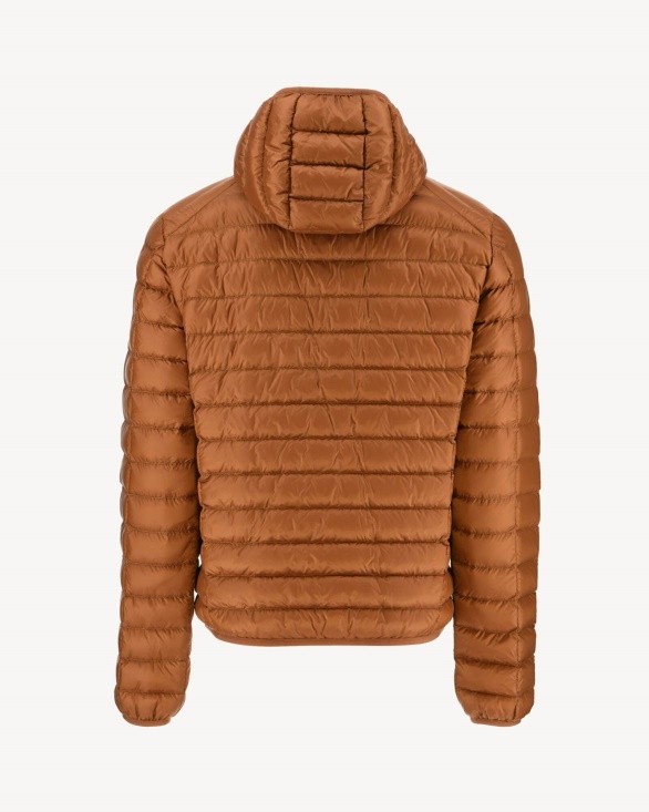 Jott UK Lightweight Hooded Down Jacket Caramel Nico