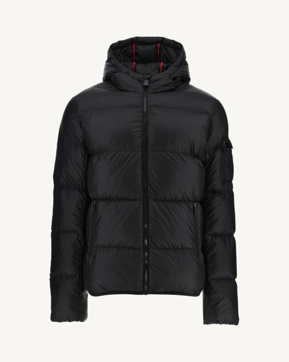 Jott UK Noir Extreme Cold Hooded Down Jacket Java