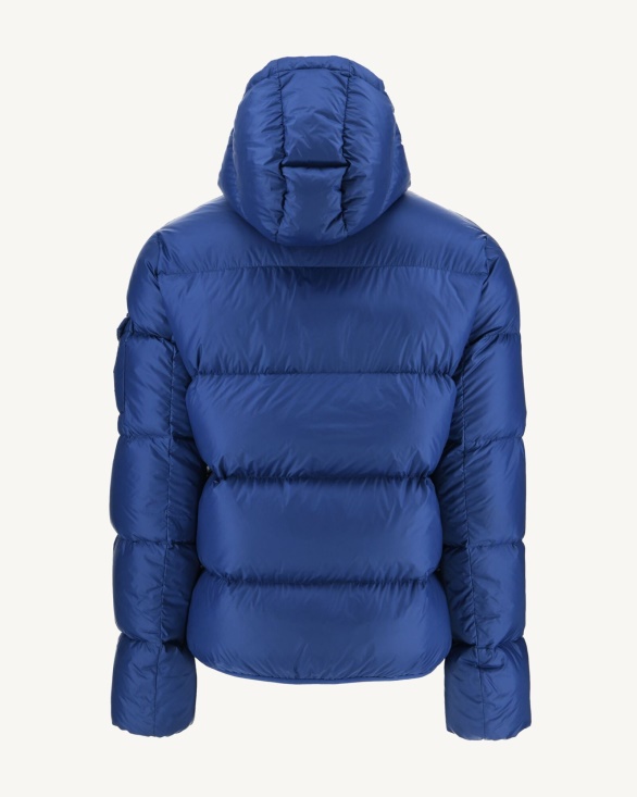 Jott UK Dark Denim Extreme Cold Hooded Down Jacket Java