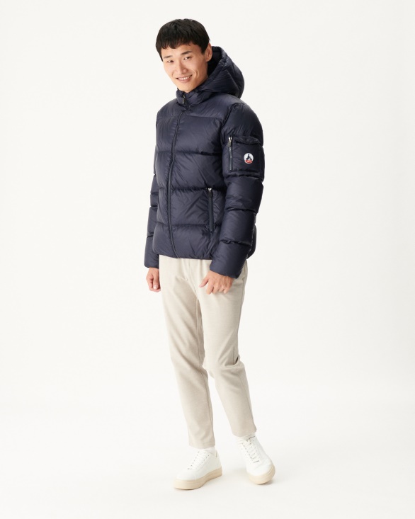 Marine Extreme Cold Hooded Down Jacket Java Jott UK