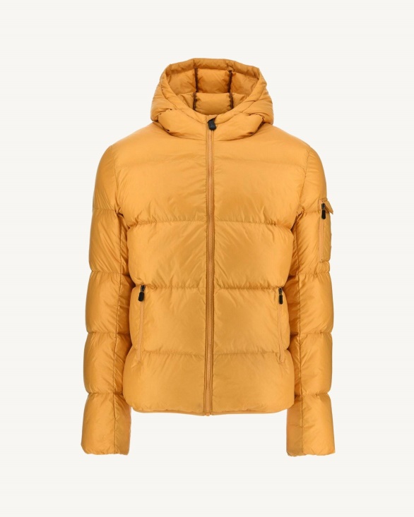 Jott UK Moutarde Extreme Cold Hooded Down Jacket Java