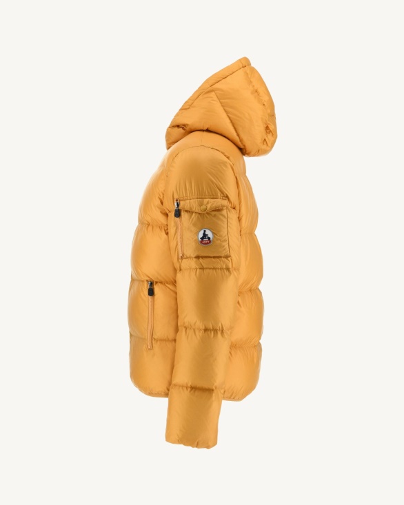 Jott UK Moutarde Extreme Cold Hooded Down Jacket Java