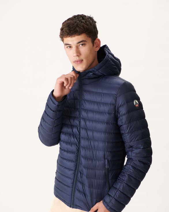 Jott UK Marine Reversible Hooded Puffer Jacket Bergen