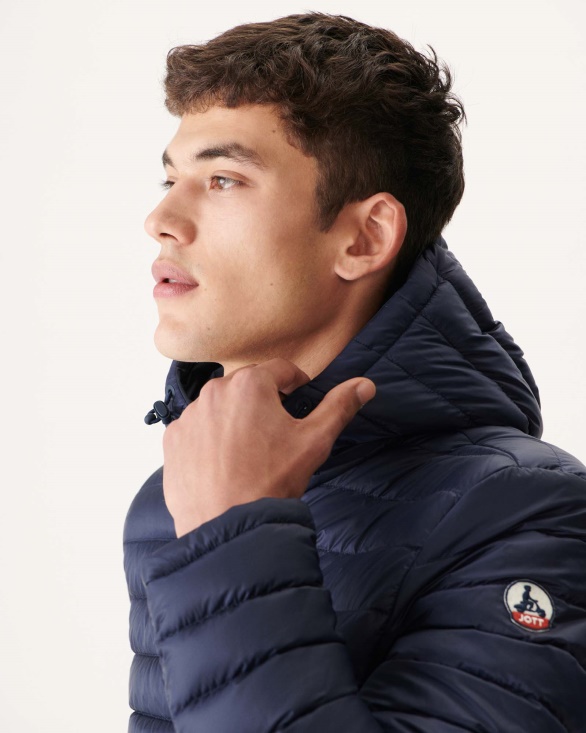 Jott UK Marine Reversible Hooded Puffer Jacket Bergen