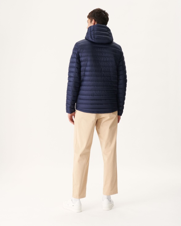 Jott UK Marine Reversible Hooded Puffer Jacket Bergen