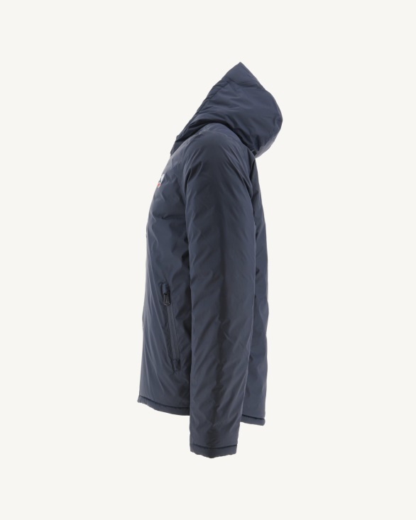 Jott UK Marine Reversible Hooded Puffer Jacket Bergen