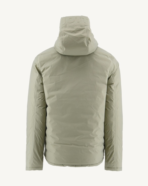 Sauge/Army Reversible Hooded Puffer Jacket Bergen Jott UK