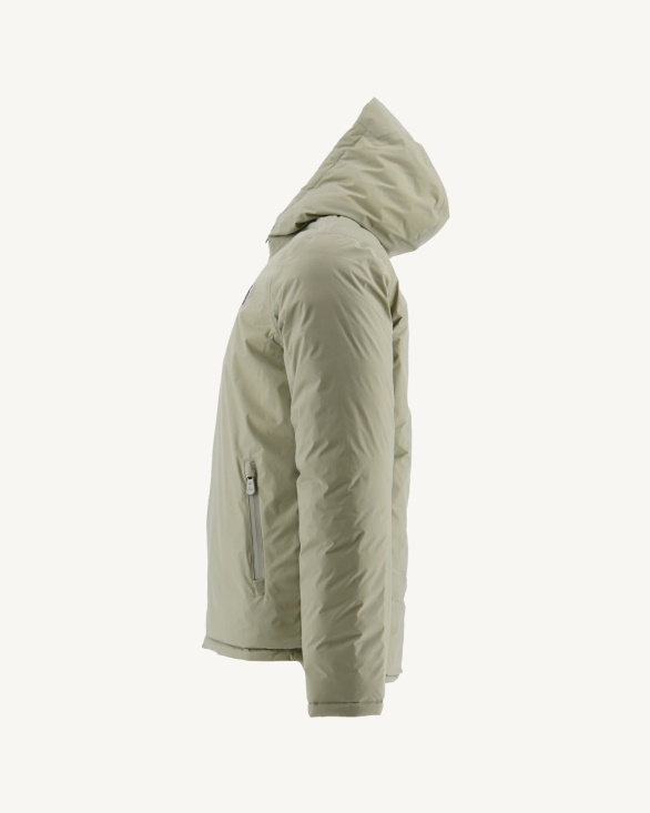 Sauge/Army Reversible Hooded Puffer Jacket Bergen Jott UK