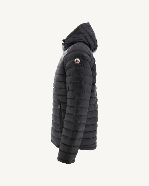 Jott UK Print Militaire/Noir Reversible Hooded Puffer Jacket Bergen