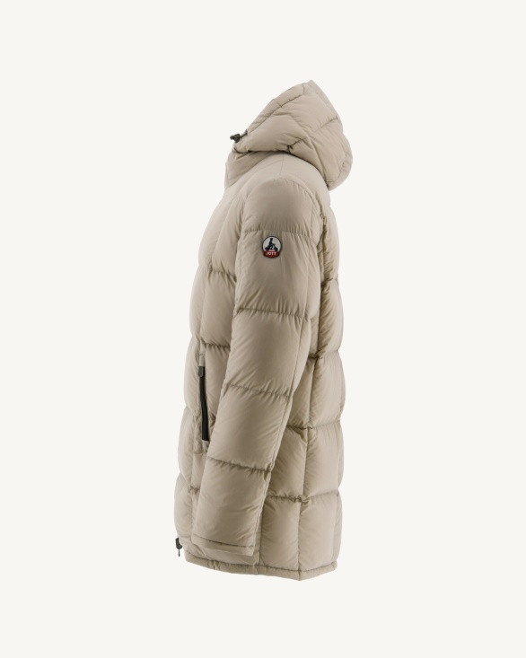 Jott UK Army/Beige Extreme Cold Reversible Hooded Down Jacket Toronto