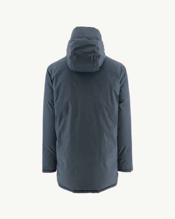 Blue/Marine Extreme Cold Reversible Hooded Down Jacket Toronto Jott UK