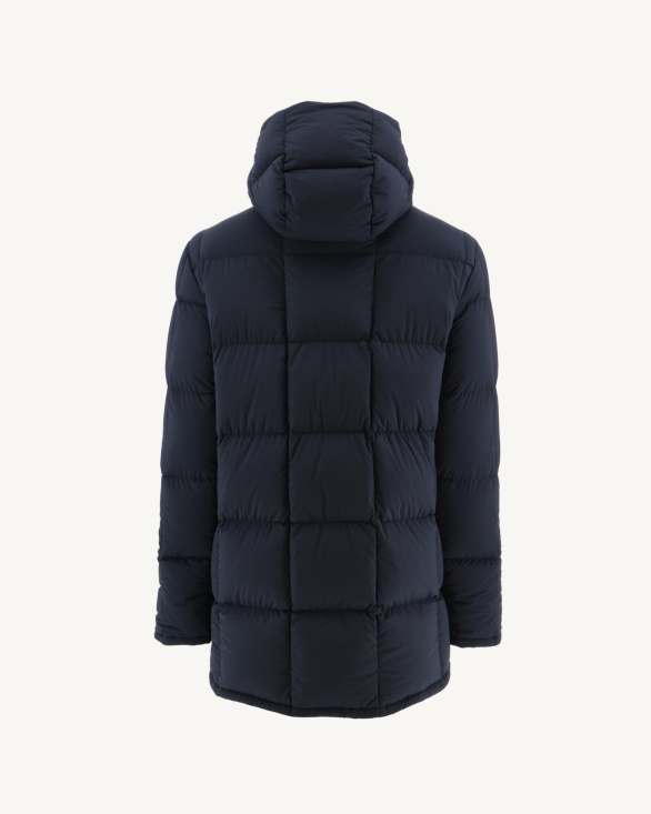 Blue/Marine Extreme Cold Reversible Hooded Down Jacket Toronto Jott UK
