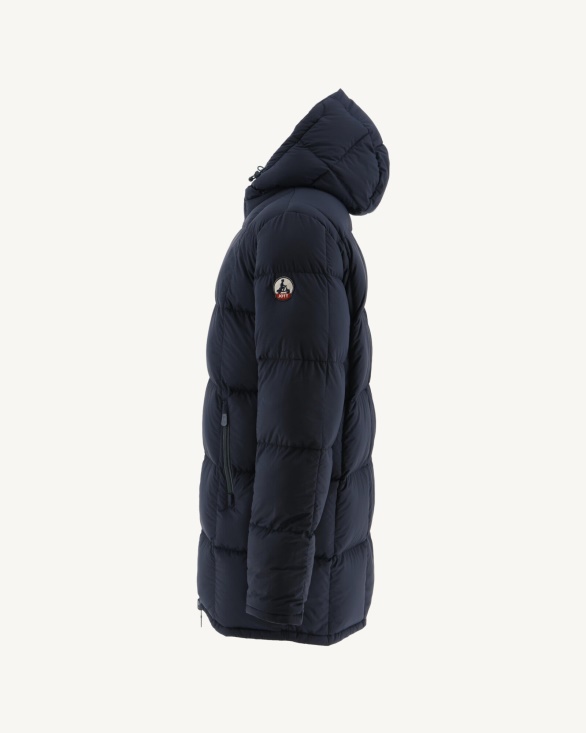 Blue/Marine Extreme Cold Reversible Hooded Down Jacket Toronto Jott UK