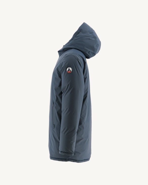 Blue/Marine Extreme Cold Reversible Hooded Down Jacket Toronto Jott UK