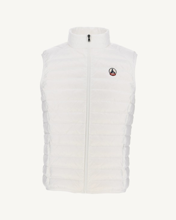 Jott UK Sleeveless Down Jacket Blanc Tom