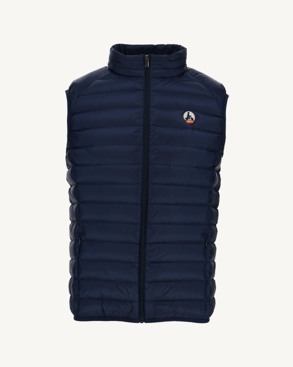Sleeveless Down Jacket Blue Abysse Tom Jott UK