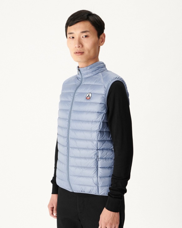Jott UK Sleeveless Down Jacket Blue Delave Tom