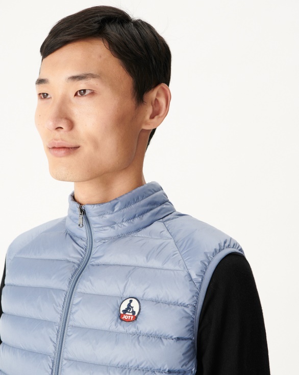 Jott UK Sleeveless Down Jacket Blue Delave Tom