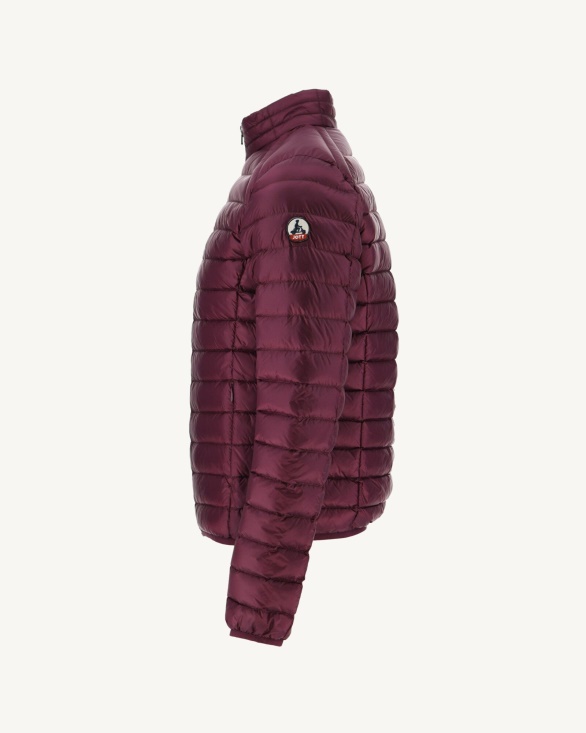 Lightweight Down Jacket Aubergine Mat Jott UK