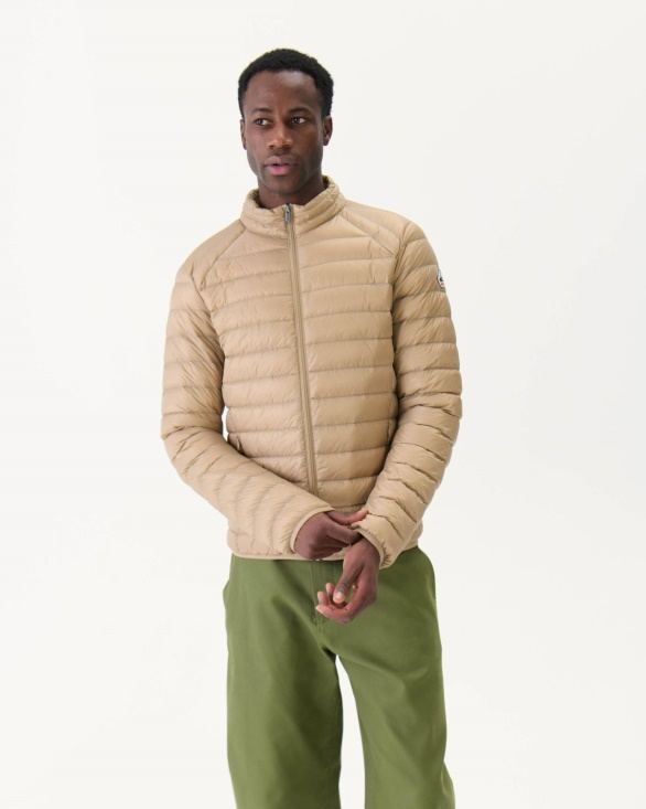Jott UK Lightweight Down Jacket Beige Mat