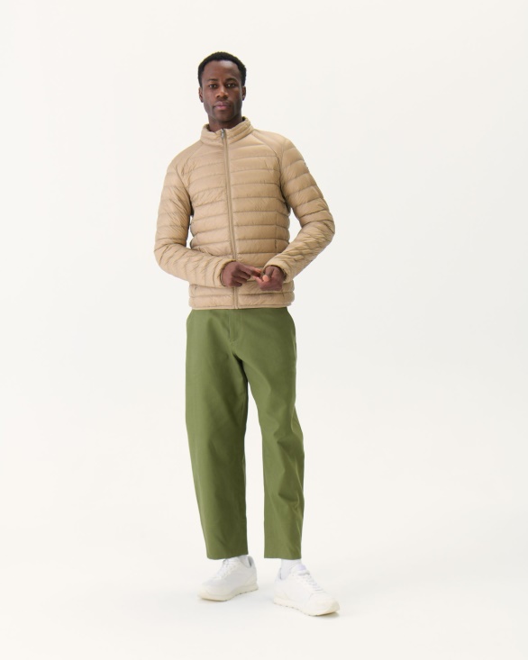 Jott UK Lightweight Down Jacket Beige Mat