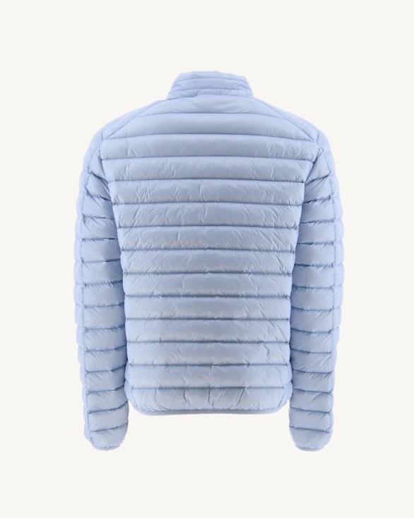 Soft Blue Lightweight Down Jacket Mat Jott UK
