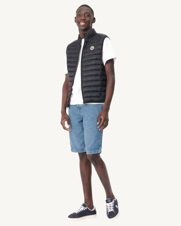 Sleeveless Down Jacket Noir Tom Jott UK