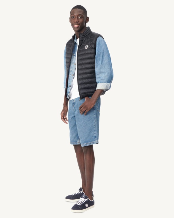 Sleeveless Down Jacket Noir Tom Jott UK