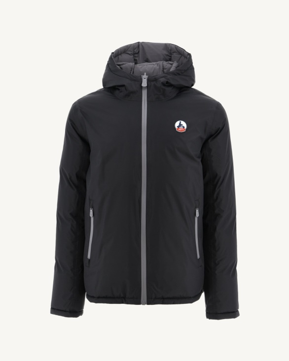 Jott UK Noir/Anthracite Extreme Cold Hooded Reversible Down Jacket Aspen
