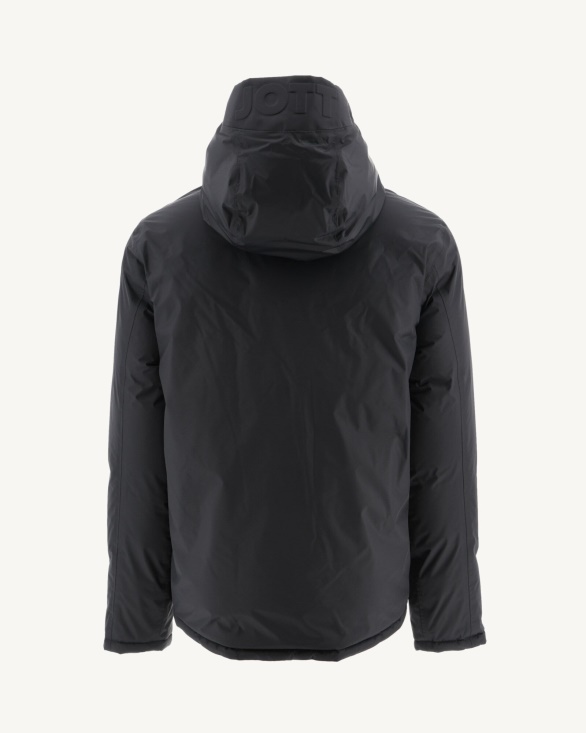 Jott UK Noir/Anthracite Extreme Cold Hooded Reversible Down Jacket Aspen