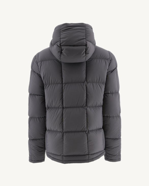 Jott UK Noir/Anthracite Extreme Cold Hooded Reversible Down Jacket Aspen
