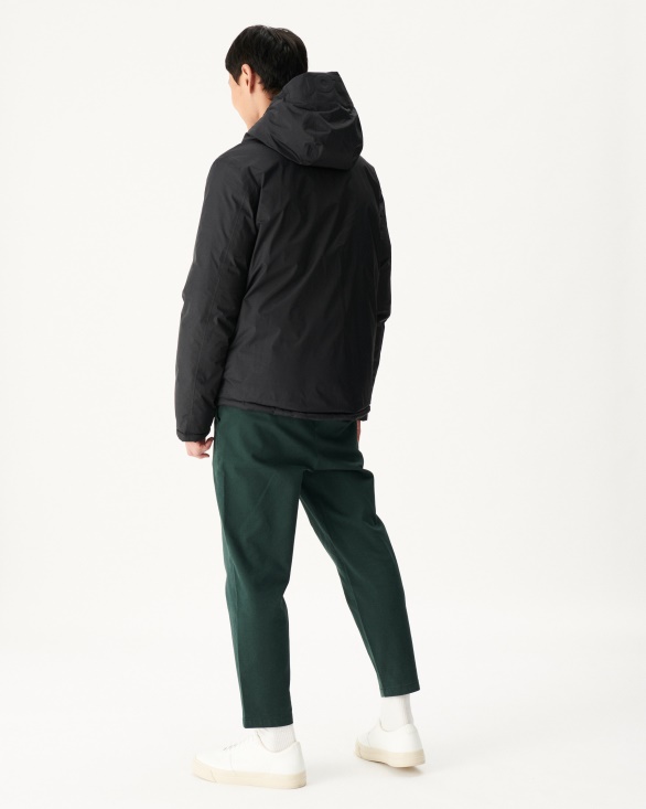 Jott UK Noir/Anthracite Extreme Cold Hooded Reversible Down Jacket Aspen