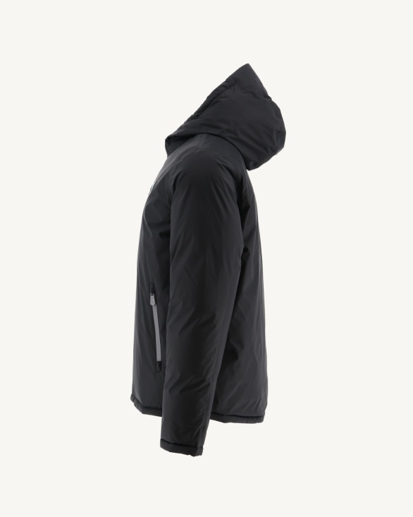 Jott UK Noir/Anthracite Extreme Cold Hooded Reversible Down Jacket Aspen