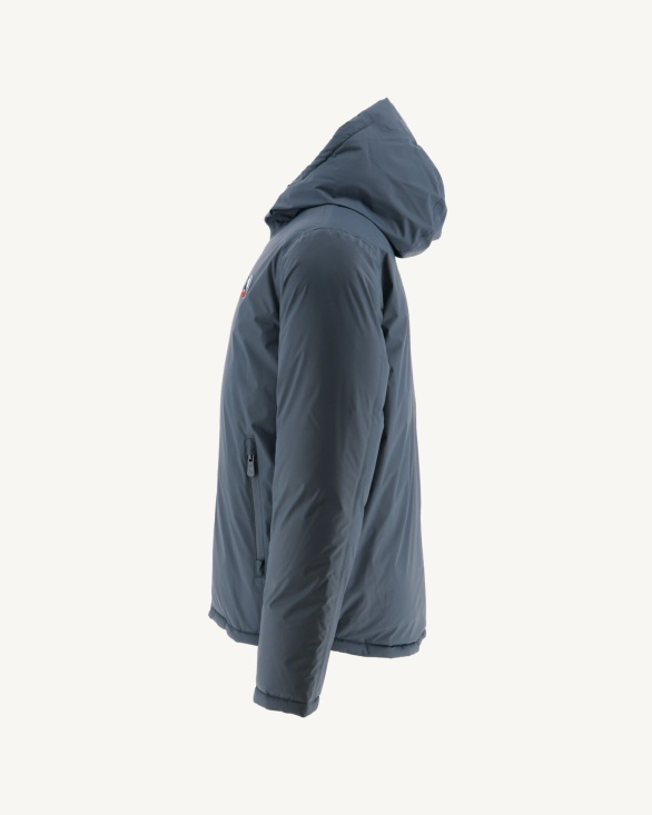 Blue/Marine Extreme Cold Hooded Reversible Down Jacket Aspen Jott UK
