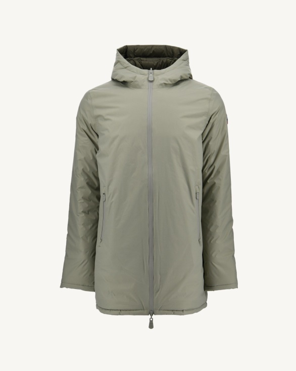 Jott UK Sauge/Army Reversible Light Puffer Jacket Amsterdam