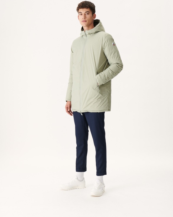 Jott UK Sauge/Army Reversible Light Puffer Jacket Amsterdam