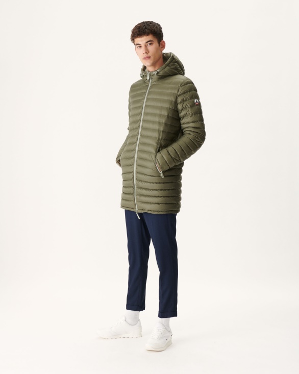 Jott UK Sauge/Army Reversible Light Puffer Jacket Amsterdam