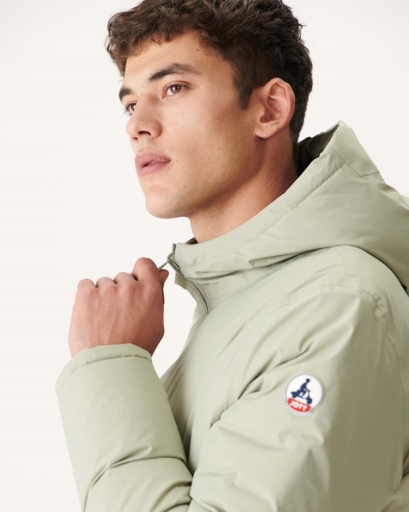 Jott UK Sauge/Army Reversible Light Puffer Jacket Amsterdam