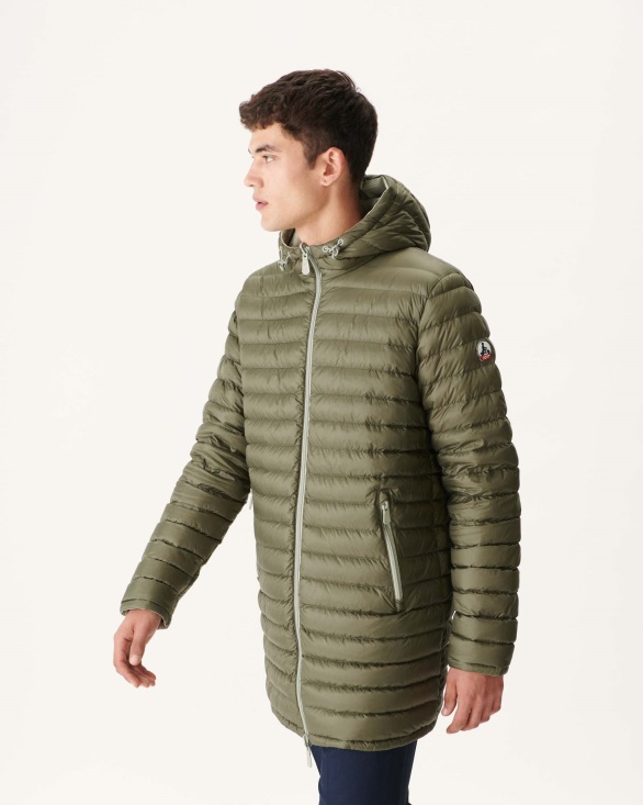 Jott UK Sauge/Army Reversible Light Puffer Jacket Amsterdam