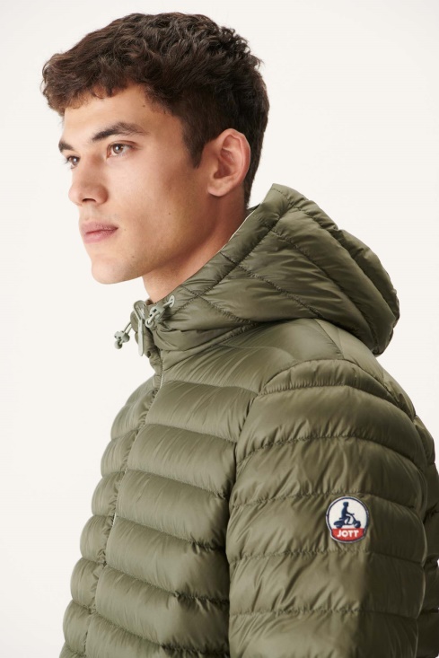 Jott UK Sauge/Army Reversible Light Puffer Jacket Amsterdam