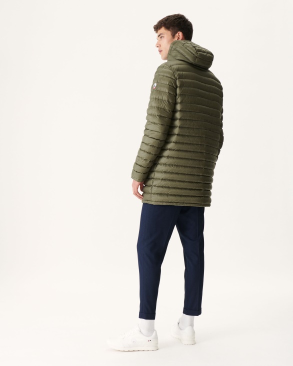 Jott UK Sauge/Army Reversible Light Puffer Jacket Amsterdam