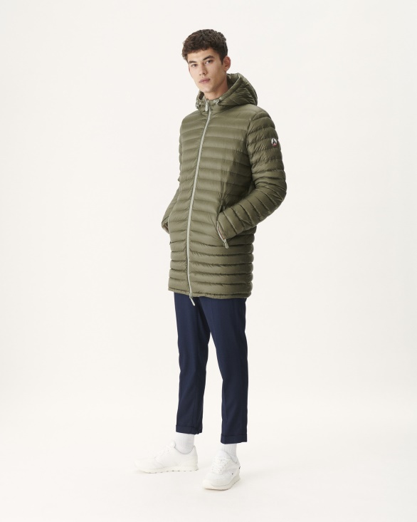 Jott UK Sauge/Army Reversible Light Puffer Jacket Amsterdam