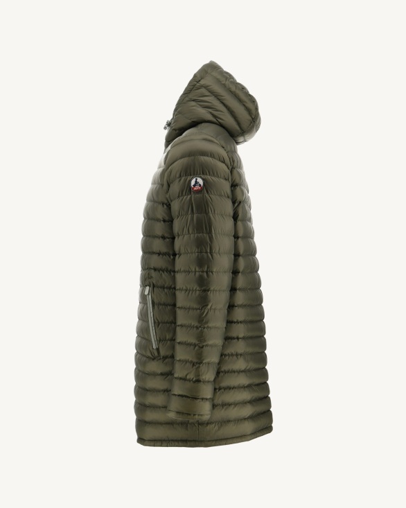 Jott UK Sauge/Army Reversible Light Puffer Jacket Amsterdam