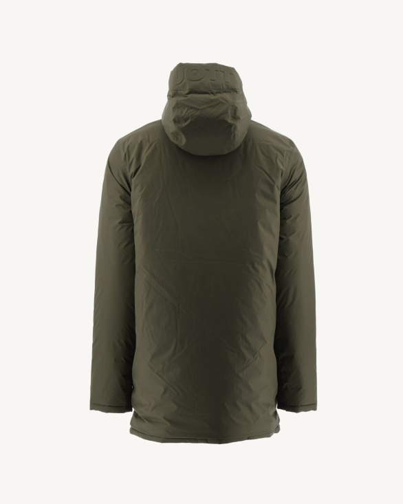 Army/Beige Reversible Light Puffer Jacket Amsterdam Jott UK