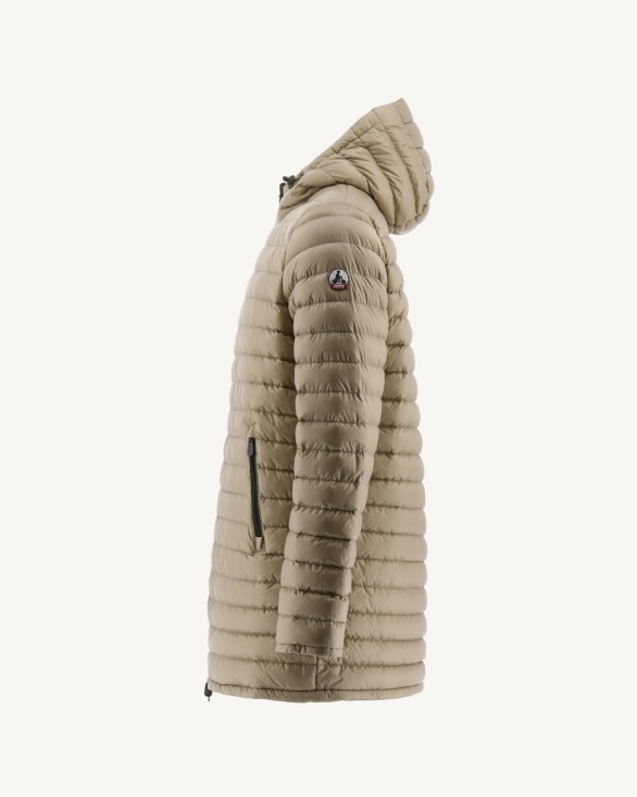 Army/Beige Reversible Light Puffer Jacket Amsterdam Jott UK