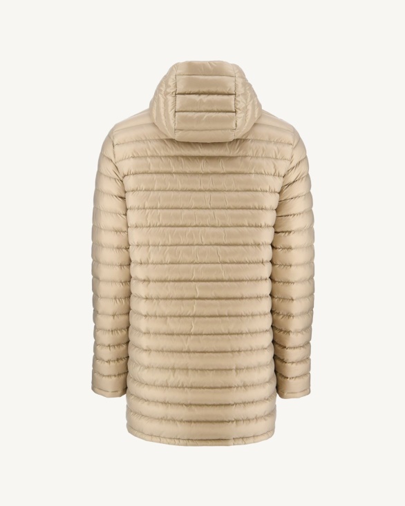 Jott UK Noir/Beige Reversible Light Puffer Jacket Amsterdam