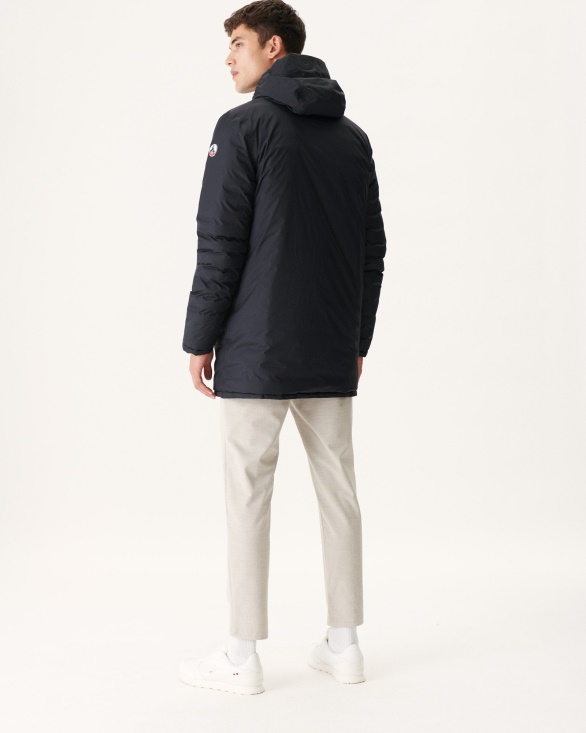 Jott UK Noir/Beige Reversible Light Puffer Jacket Amsterdam