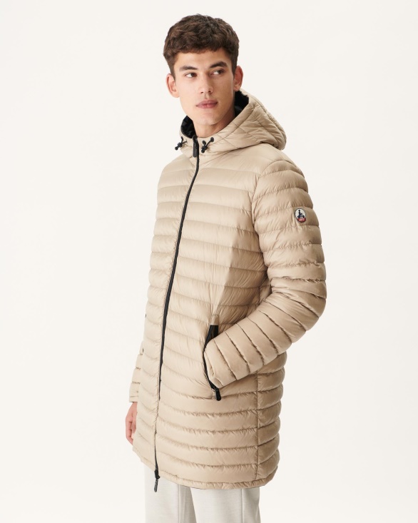 Jott UK Noir/Beige Reversible Light Puffer Jacket Amsterdam